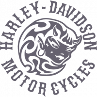 Pegatina Harley Davidson Motor Cycles